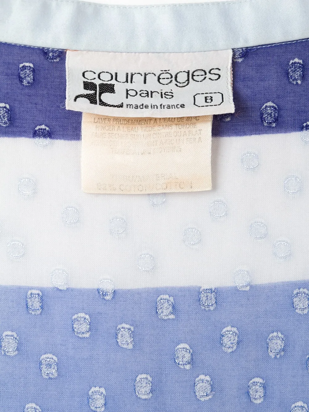 COURREGES Femme Courrèges Robe Rayée Ceinturée 8 COURREGES Femme Courrèges Robe Rayée Ceinturée – Image 6