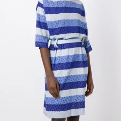 COURREGES Femme Courrèges Robe Rayée Ceinturée 10 COURREGES Femme Courrèges Robe Rayée Ceinturée -Promos Féerie Jupe Boutique 11691518 8089055 1000