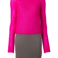 Femme Walter Van Beirendonck Robe Courte Bicolore