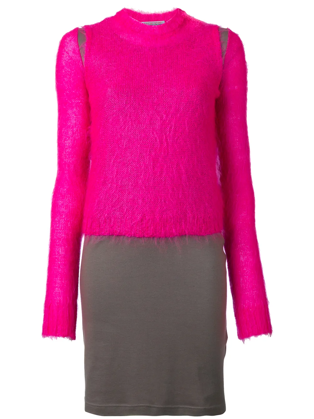 Femme Walter Van Beirendonck Robe Courte Bicolore 3 Femme Walter Van Beirendonck Robe Courte Bicolore