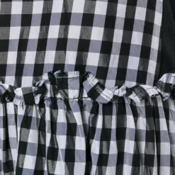 Comme Des Garcons Femme Comme Des Garçons Robe à Volants Et Carreaux Vichy -Promos Féerie Jupe Boutique 12192244 10441304 1000