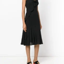 Femme Christian Dior Robe évasée à Volants Pre-owned -Promos Féerie Jupe Boutique 12192278 10446063 1000