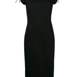 Femme John Galliano Robe Mi-longue à Design Croisé