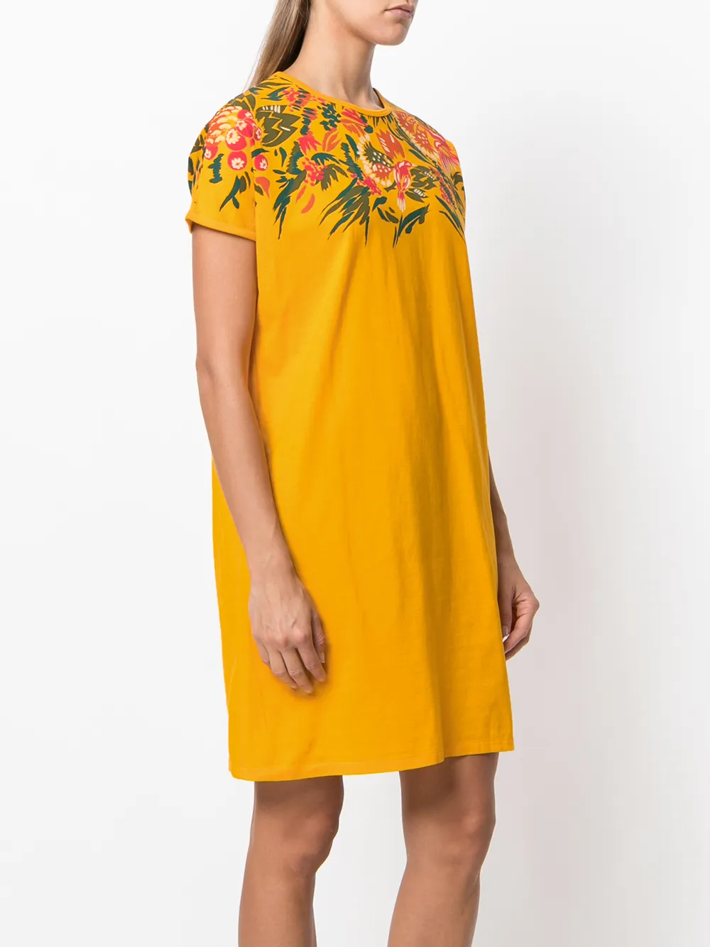 Femme Kansai Yamamoto Robe Droite à Fleurs 5 Femme Kansai Yamamoto Robe Droite à Fleurs – Image 3