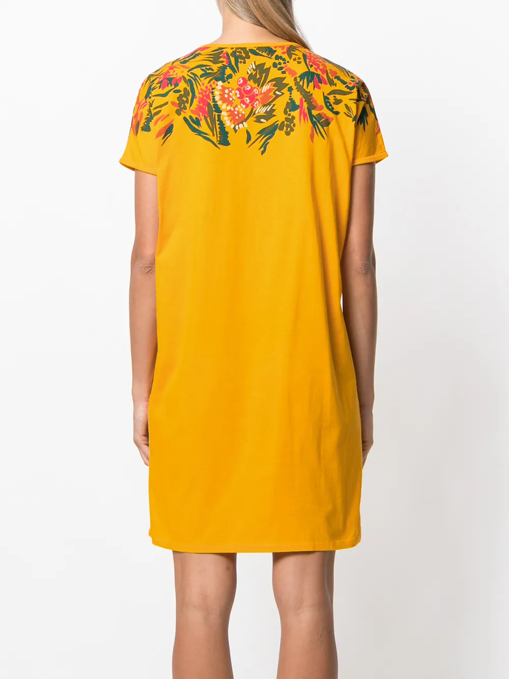 Femme Kansai Yamamoto Robe Droite à Fleurs 6 Femme Kansai Yamamoto Robe Droite à Fleurs – Image 4