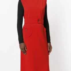 COURREGES Femme Courrèges Robe à Col Bateau Et Taille Ceinturée 10 COURREGES Femme Courrèges Robe à Col Bateau Et Taille Ceinturée -Promos Féerie Jupe Boutique 12407348 11427352 1000