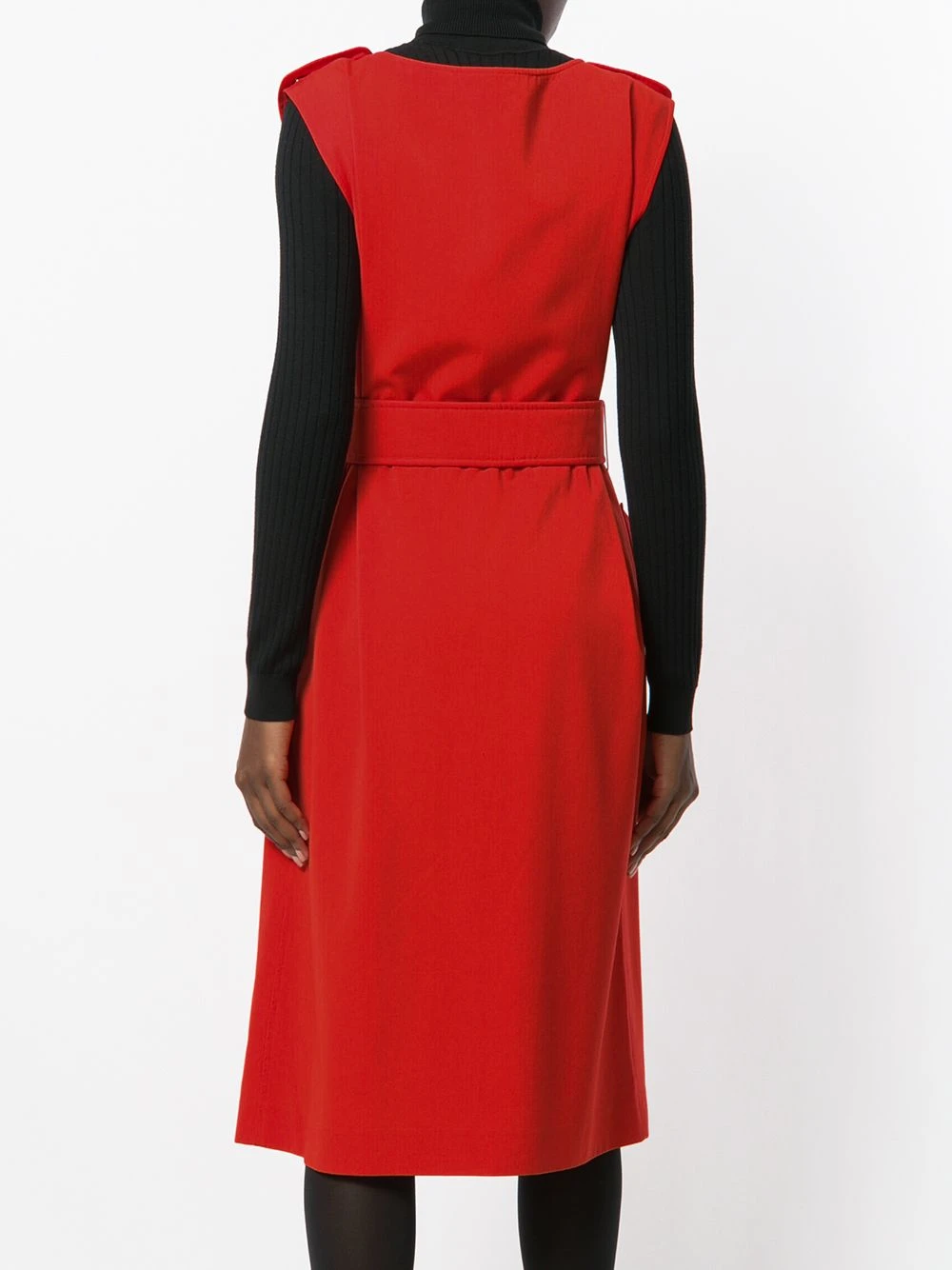 COURREGES Femme Courrèges Robe à Col Bateau Et Taille Ceinturée 6 COURREGES Femme Courrèges Robe à Col Bateau Et Taille Ceinturée – Image 4