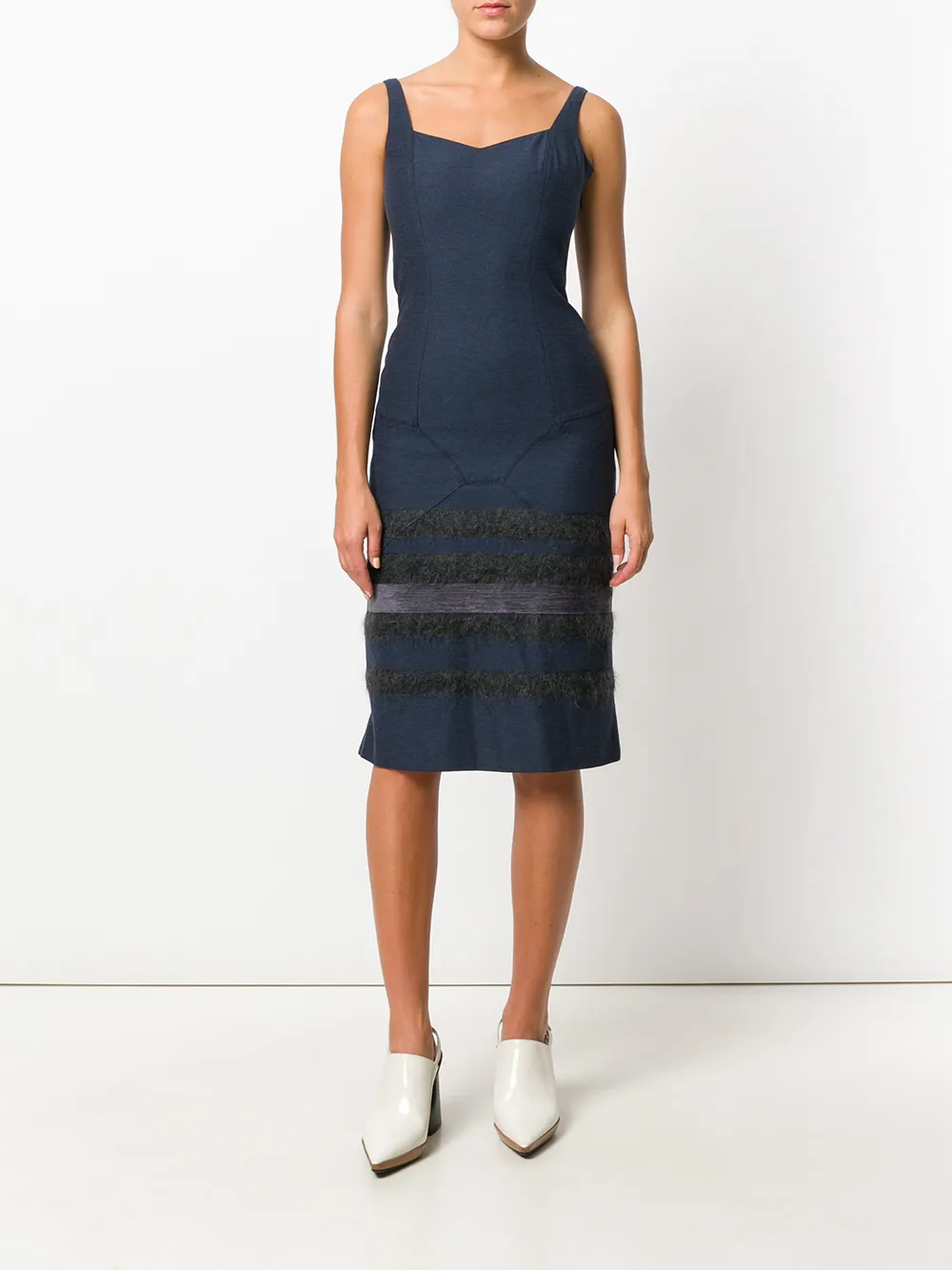 Femme John Galliano Robe à Empiècements Texturé 4 Femme John Galliano Robe à Empiècements Texturé – Image 2