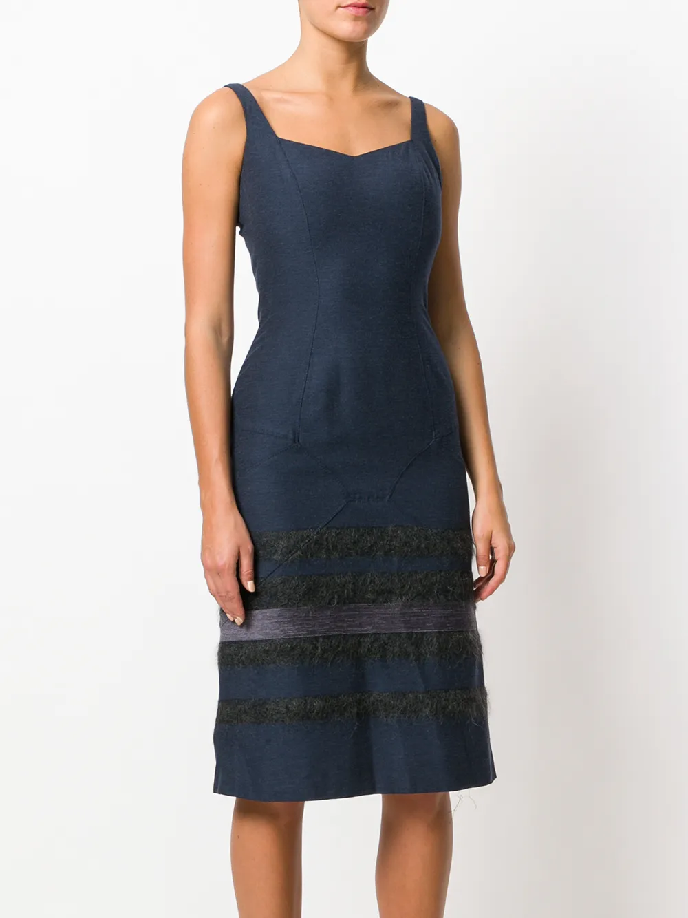 Femme John Galliano Robe à Empiècements Texturé 5 Femme John Galliano Robe à Empiècements Texturé – Image 3