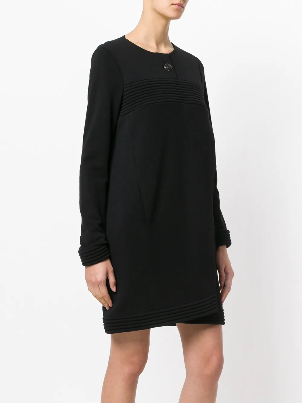 Femme CHANEL Robe Droite à Détails Nervurés 5 Femme CHANEL Robe Droite à Détails Nervurés – Image 3