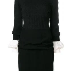 Femme CHANEL Robe Courte Superposée