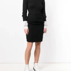 Femme CHANEL Robe Courte Superposée 9 Femme CHANEL Robe Courte Superposée -Promos Féerie Jupe Boutique 13374387 15863741 1000