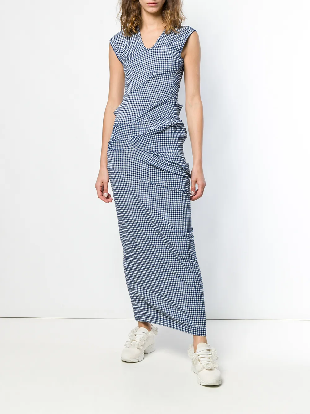 Comme Des Garcons Femme Comme Des Garçons Robe 1997 Lumps & Bumps à Carreaux Vichy 4 Comme Des Garcons Femme Comme Des Garçons Robe 1997 Lumps & Bumps à Carreaux Vichy – Image 2