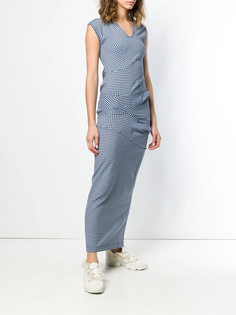 Comme Des Garcons Femme Comme Des Garçons Robe 1997 Lumps & Bumps à Carreaux Vichy 5 Comme Des Garcons Femme Comme Des Garçons Robe 1997 Lumps & Bumps à Carreaux Vichy – Image 3