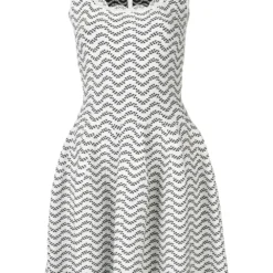 ALAIA Femme Alaïa Robe évasée à Imprimé Géométrique