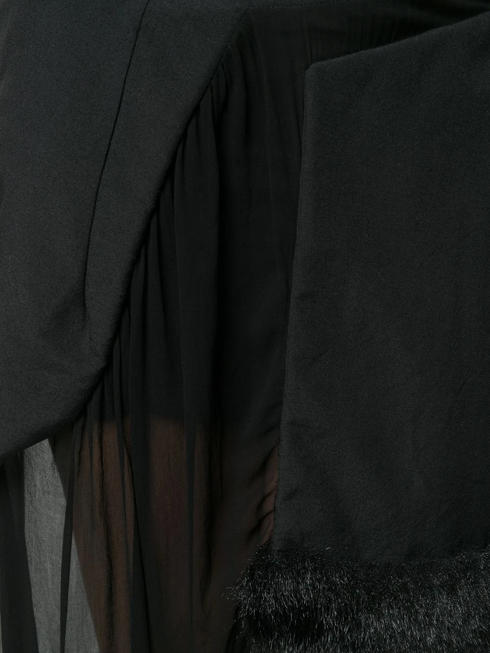 Comme Des Garcons Femme Comme Des Garçons Robe à Design Superposé 7 Comme Des Garcons Femme Comme Des Garçons Robe à Design Superposé – Image 5