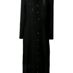 Comme Des Garcons Femme Comme Des Garçons Robe-chemise à Effet De Transparence