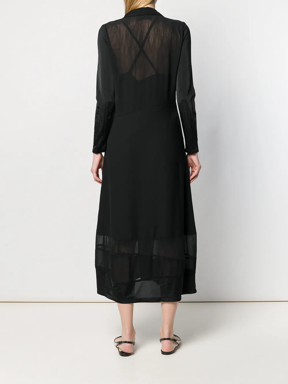 Comme Des Garcons Femme Comme Des Garçons Robe-chemise à Effet De Transparence 6 Comme Des Garcons Femme Comme Des Garçons Robe-chemise à Effet De Transparence – Image 4