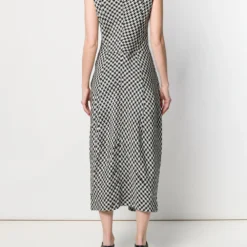 Comme Des Garcons Femme Comme Des Garçons Robe Longue à Motif Pied-de-poule -Promos Féerie Jupe Boutique 13846055 17600260 1000