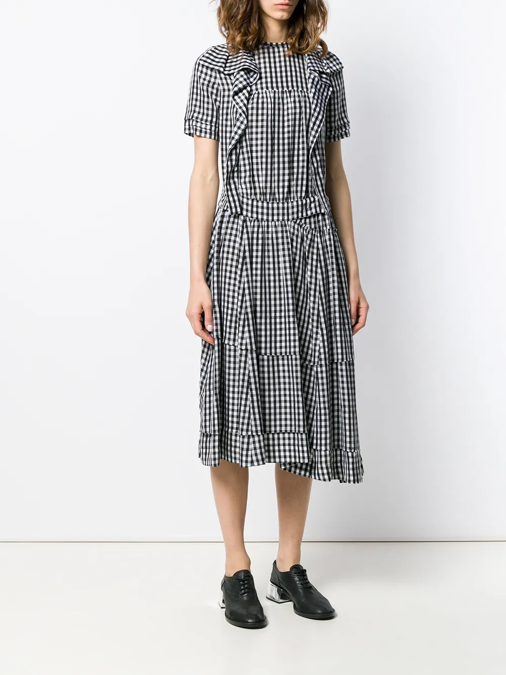 Comme Des Garcons Femme Comme Des Garçons Robe-chemise à Carreaux Vichy 5 Comme Des Garcons Femme Comme Des Garçons Robe-chemise à Carreaux Vichy – Image 3