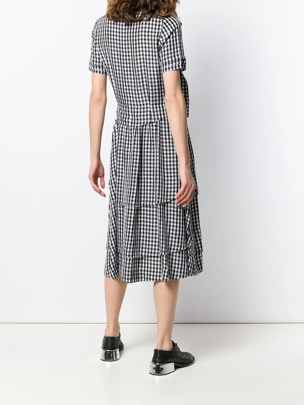 Comme Des Garcons Femme Comme Des Garçons Robe-chemise à Carreaux Vichy 6 Comme Des Garcons Femme Comme Des Garçons Robe-chemise à Carreaux Vichy – Image 4