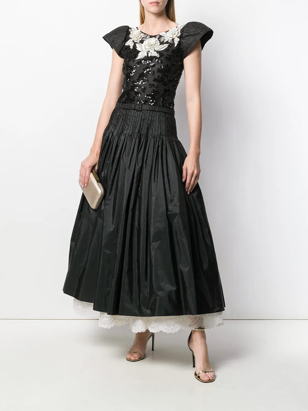 Femme Valentino Garavani Robe Longue à Broderies 4 Femme Valentino Garavani Robe Longue à Broderies – Image 2