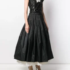 Femme Valentino Garavani Robe Longue à Broderies 9 Femme Valentino Garavani Robe Longue à Broderies -Promos Féerie Jupe Boutique 13999194 18155602 1000