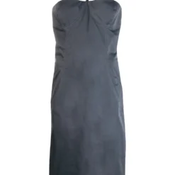 Femme Versace Robe Bustier Mi-longue