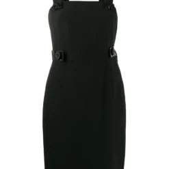 Femme Versace Robe Courte Ajustée