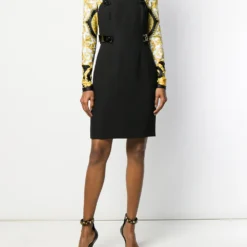 Femme Versace Robe Courte Ajustée 12 Femme Versace Robe Courte Ajustée -Promos Féerie Jupe Boutique 14153961 22611125 1000
