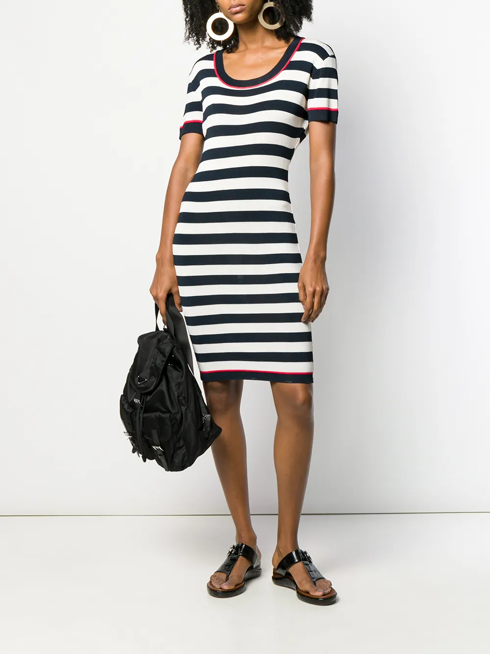 Femme Moschino Robe Ajustée à Rayures 4 Femme Moschino Robe Ajustée à Rayures – Image 2