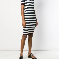 Femme Moschino Robe Ajustée à Rayures 11 Femme Moschino Robe Ajustée à Rayures -Promos Féerie Jupe Boutique 14184727 19096157 1000