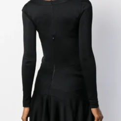 ALAIA Femme Alaïa Robe Courte Ajustée à Manches Longues 13 ALAIA Femme Alaïa Robe Courte Ajustée à Manches Longues -Promos Féerie Jupe Boutique 14231320 21794159 1000