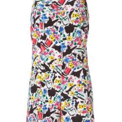 Femme Fendi Robe Courte à Design Sans Manches