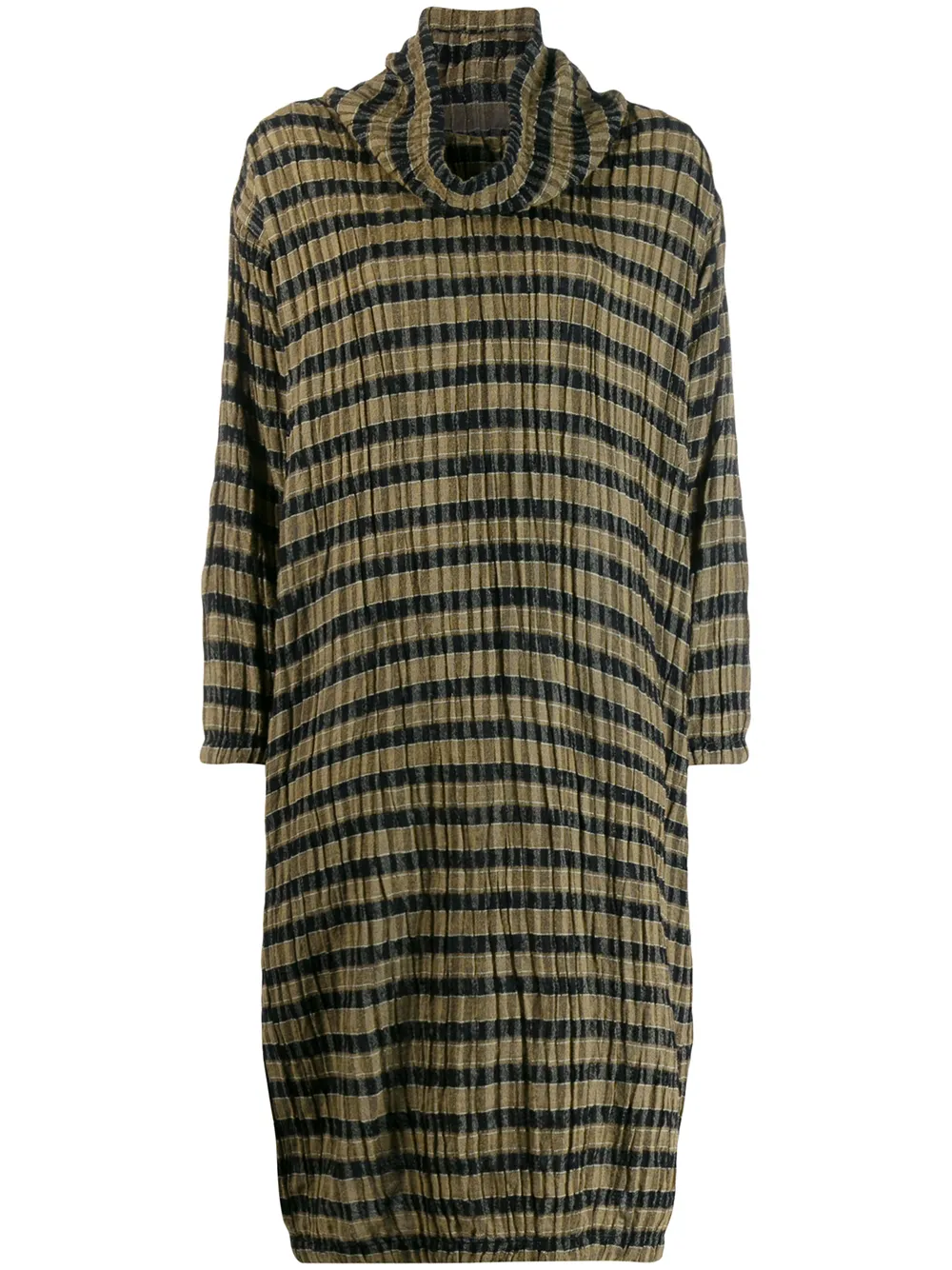 Femme Issey Miyake Robe Mi-longue Ample à Rayures 3 Femme Issey Miyake Robe Mi-longue Ample à Rayures