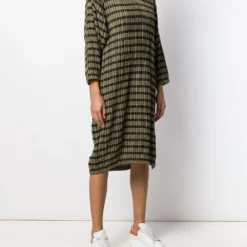 Femme Issey Miyake Robe Mi-longue Ample à Rayures 12 Femme Issey Miyake Robe Mi-longue Ample à Rayures -Promos Féerie Jupe Boutique 14264548 22573455 1000