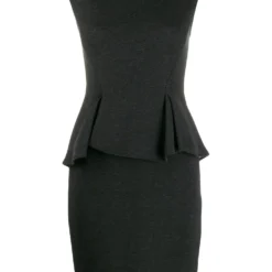 Femme Lanvin Robe Courte à Taille Péplum