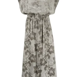 Comme Des Garcons Femme Comme Des Garçons Robe Mi-longue à Fleurs En Jacquard