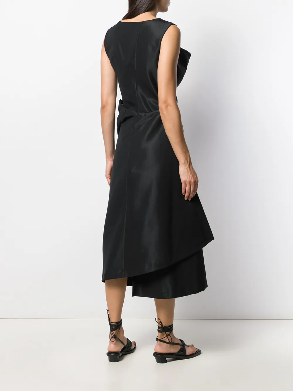 Comme Des Garcons Femme Comme Des Garçons Robe Mi-longue Drapée 6 Comme Des Garcons Femme Comme Des Garçons Robe Mi-longue Drapée – Image 4