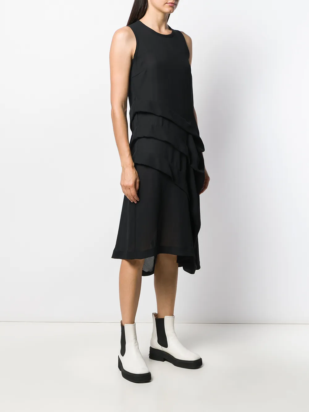 Comme Des Garcons Femme Comme Des Garçons Robe Asymétrique à Effet De Transparence 5 Comme Des Garcons Femme Comme Des Garçons Robe Asymétrique à Effet De Transparence – Image 3