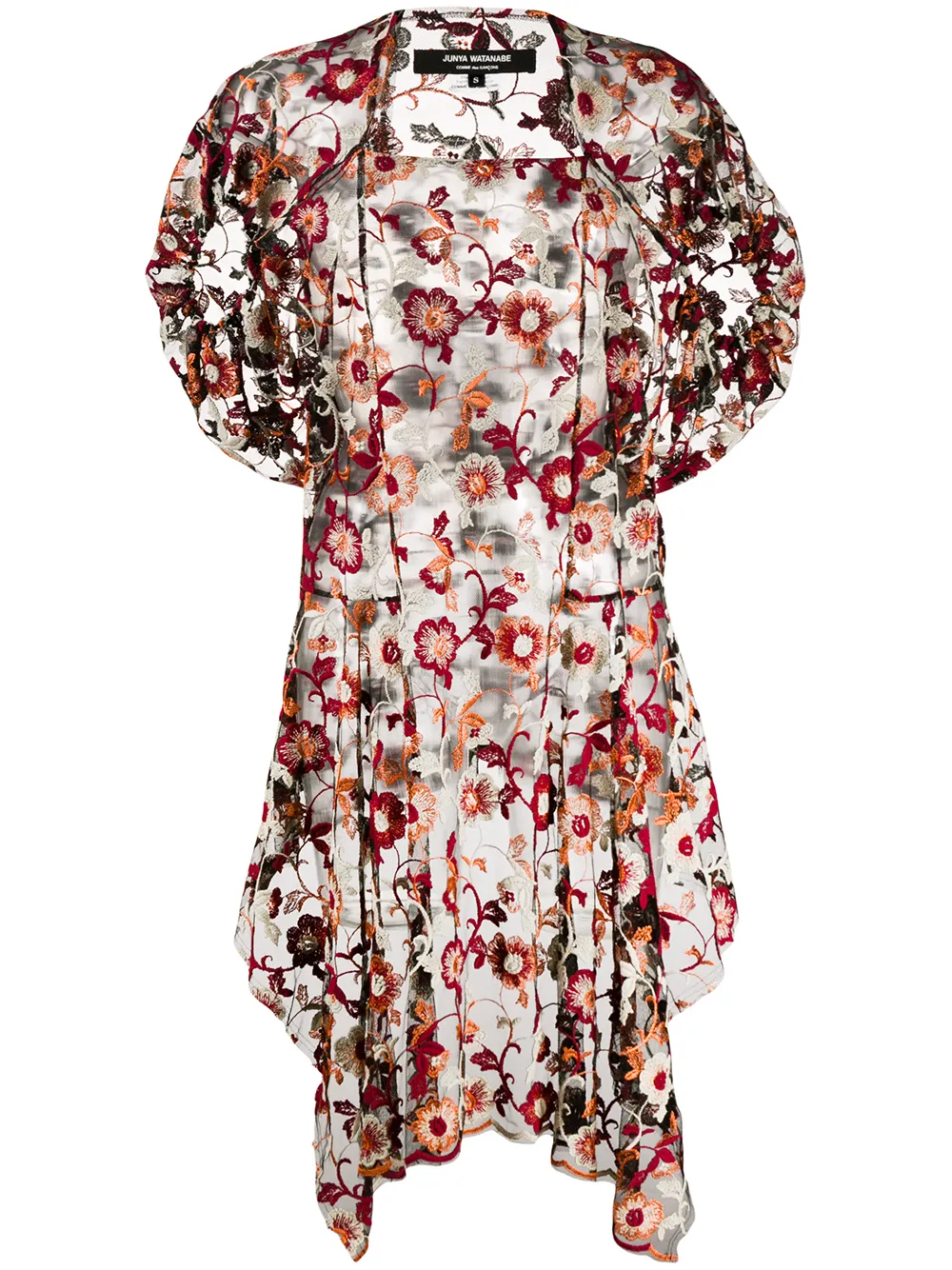Femme Junya Watanabe Comme Des Garçons Robe Courte à Fleurs 3 Femme Junya Watanabe Comme Des Garçons Robe Courte à Fleurs