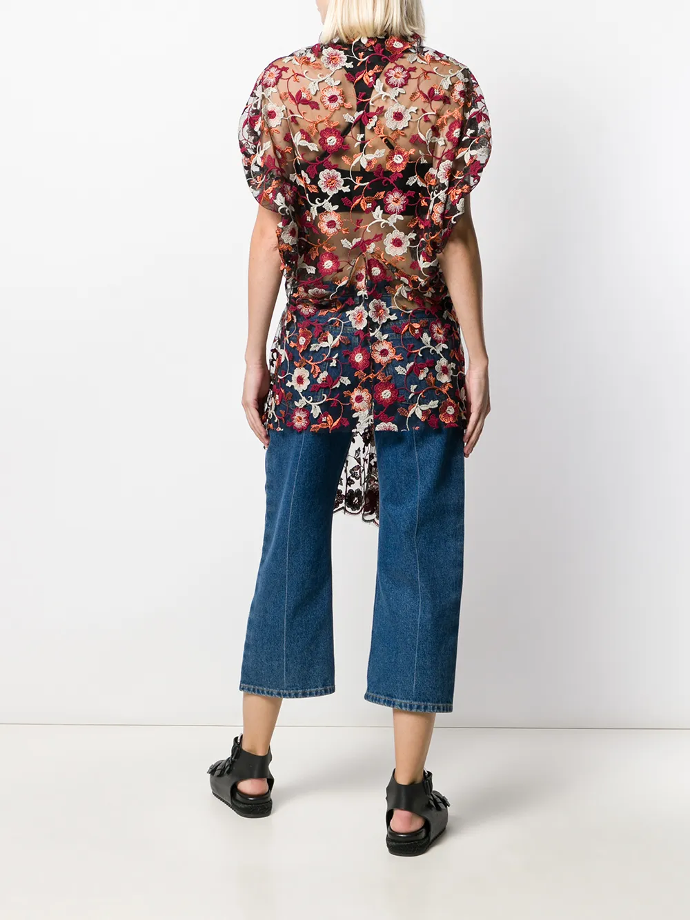 Femme Junya Watanabe Comme Des Garçons Robe Courte à Fleurs 6 Femme Junya Watanabe Comme Des Garçons Robe Courte à Fleurs – Image 4