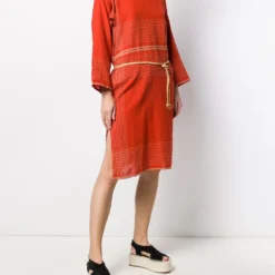 Femme Issey Miyake Robe Courte à Taille Nouée 12 Femme Issey Miyake Robe Courte à Taille Nouée -Promos Féerie Jupe Boutique 14516304 22200869 1000