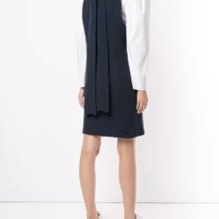 Femme CHANEL Robe Courte Nervurée à Patch Logo 10 Femme CHANEL Robe Courte Nervurée à Patch Logo -Promos Féerie Jupe Boutique 14549353 22262162 1000