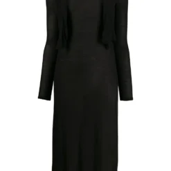 Femme Yohji Yamamoto Robe Ajustée à Détail De Veste Superposée