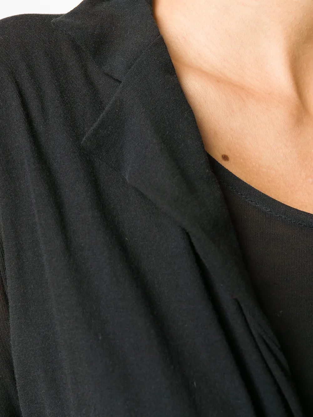 Femme Yohji Yamamoto Robe Ajustée à Détail De Veste Superposée 7 Femme Yohji Yamamoto Robe Ajustée à Détail De Veste Superposée – Image 5