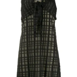 Femme CHANEL Robe Courte à Motif En Damier