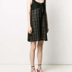 Femme CHANEL Robe Courte à Motif En Damier -Promos Féerie Jupe Boutique 14978844 24713019 1000