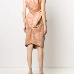 Femme Vivienne Westwood Robe Courte Drapée à Motif En Jacquard -Promos Féerie Jupe Boutique 14990650 25022567 1000