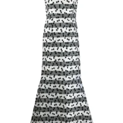 Femme Lanvin Robe Mi-longue évasée à Design Texturé